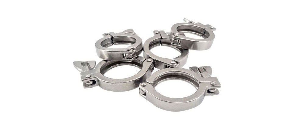 Sanitary Clamp SUS304 2-Segment detail view
