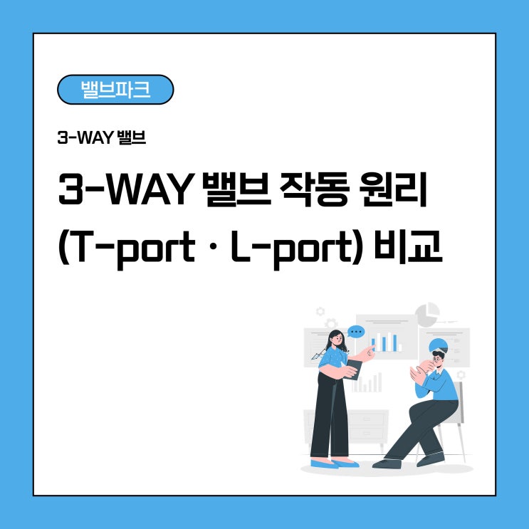 3-Way 밸브 작동 원리｜T-Port와 L-Port 차이 쉽게 알아보기