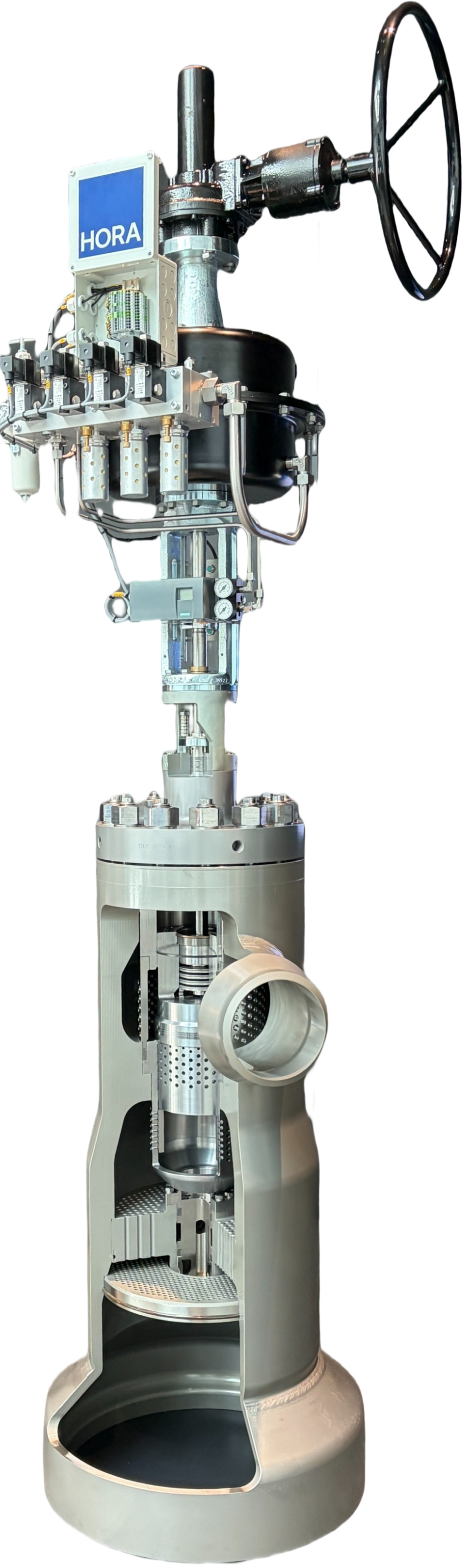 Cutaway of a HORA steam conditioning valve, photo 5