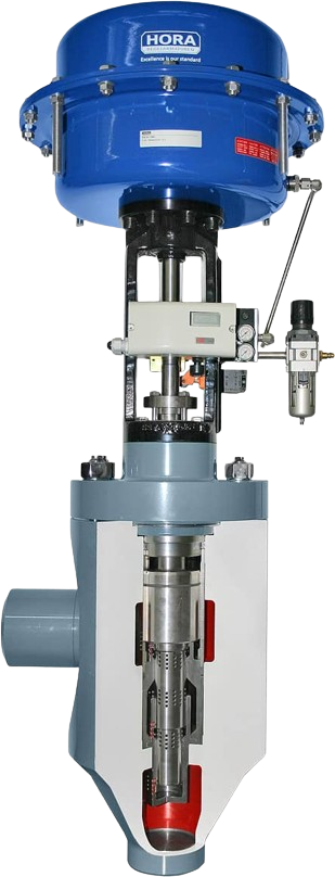 Cutaway of a HORA control valve, photo 6