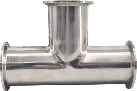 Sanitary Tee (SUS304, 3 Ferrules) | VALVEPARK
