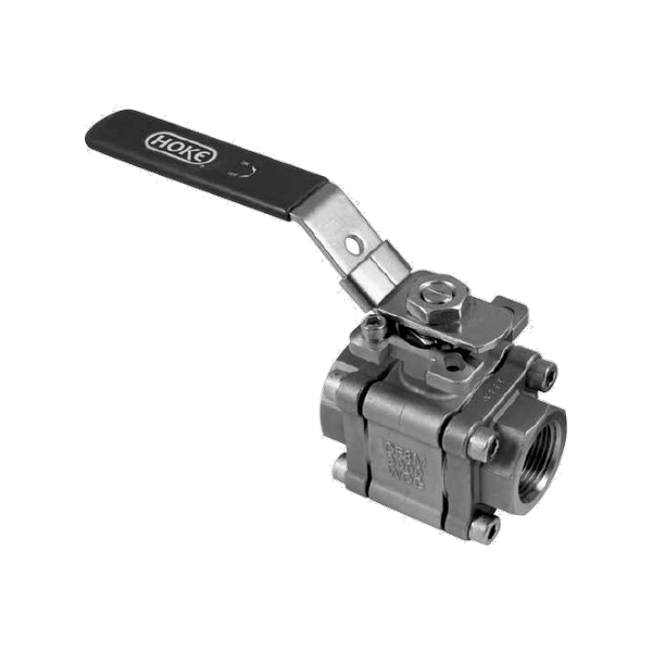 HOKE 3-Piece Full Port Ball Valve (Threaded)