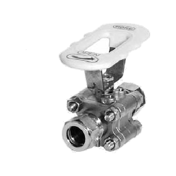 HOKE 7 Series 2-Way 3-Piece Bolted Ball Valve
