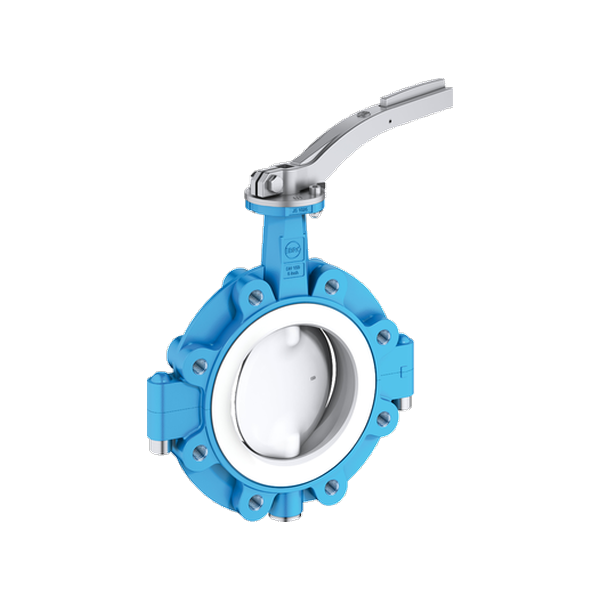 EBRO T 214-A PTFE-Lined Lug Type Butterfly Valve