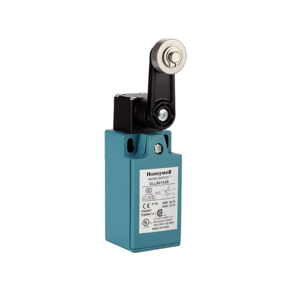Honeywell GLL Miniature Industrial Limit Switch - Side Rotary Adjustable Roller Lever (GLLA03B)