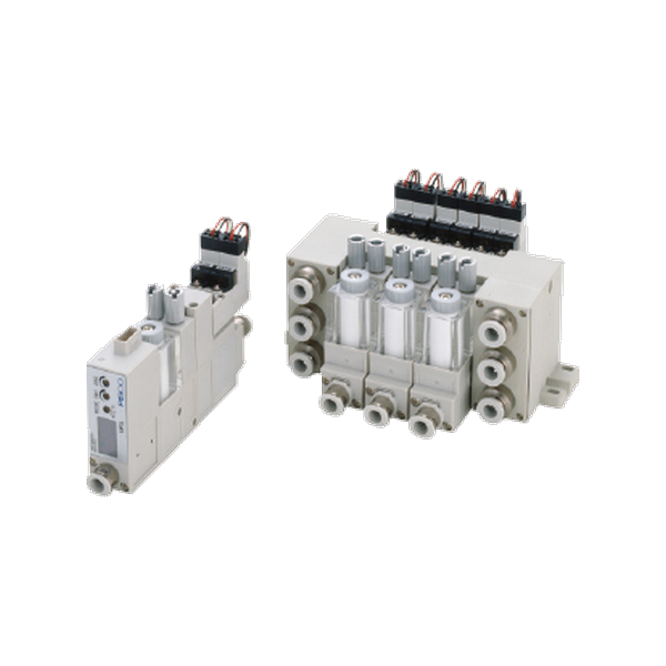 CKD VSJ/VSJM 진공 이젝터 유닛 (20mm 폭 일체형) VSJ/VSJM