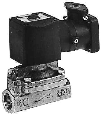 CKD AD11E4/AD12E4 Explosion-Proof Pilot Operated 2-Port Solenoid Valve (General Purpose, Diaphragm Drive, NC/NO)