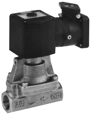 CKD AP11E4/AP12E4 Explosion-Proof Pilot Operated 2-Port Solenoid Valve (General Purpose, Piston Drive, NC/NO)