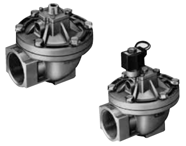 CKD PD2/PDV2 Pilot Operated 2-Port Valve for Dust Collector (Large Port Size, Rc2)