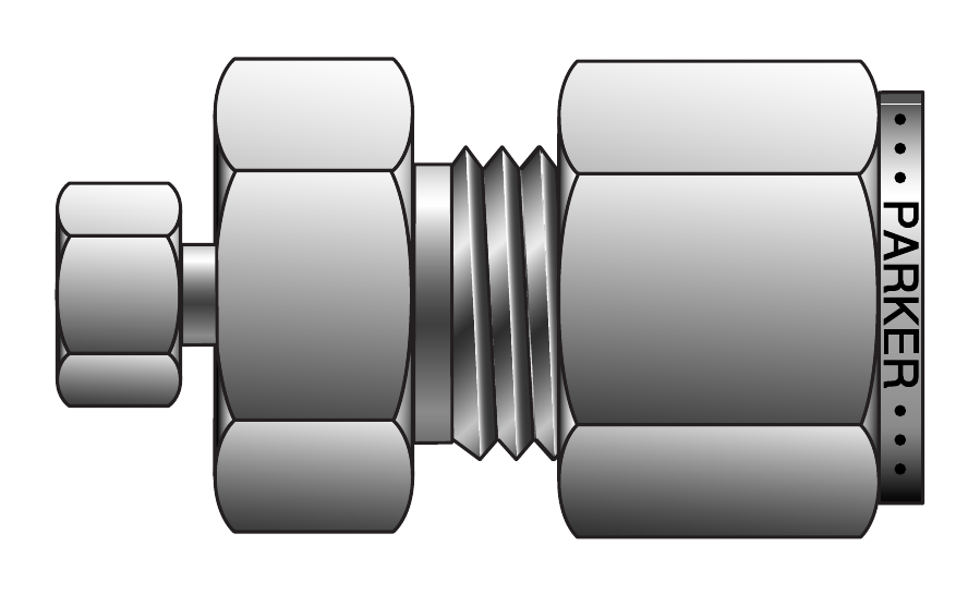 Parker CPI / A-LOK Column End Fitting - Low Internal Volume with Frit (Z2HCZ7 / Z2HLZ7)
