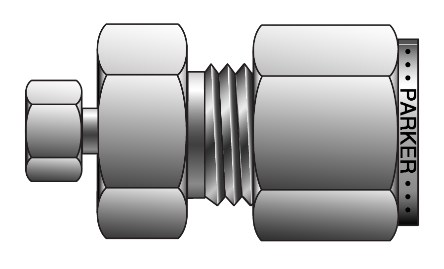 Parker CPI / A-LOK Column End Fitting - Low Internal Volume without Frit (ZHCZ7 / ZHLZ7)