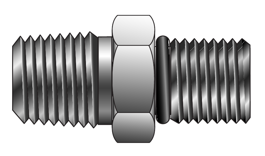 Parker CPI·A-LOK NPT-SAE 스트레이트 나사 어댑터 (FHOA)