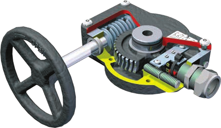 Rotork FB Worm Gear Operator for Fire Protection Systems