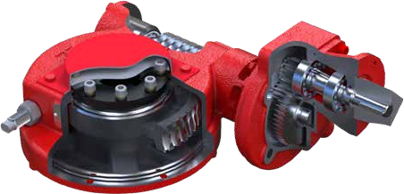 Rotork IW-AWWA 파트턴 웜기어 오퍼레이터 (C504·C517)