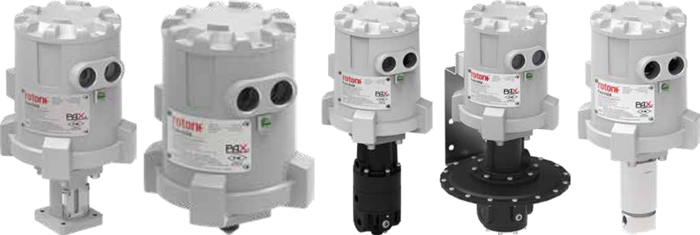Rotork PAX1 / PAXL Compact Low Power Actuators and Regulator Controllers
